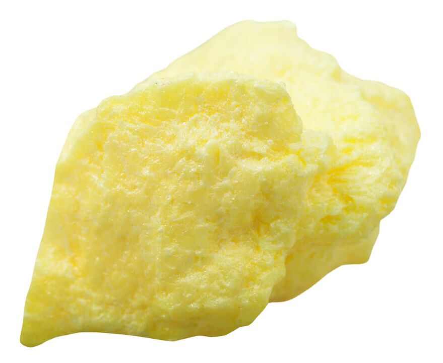 zolfo - elemento di composizione Keramin